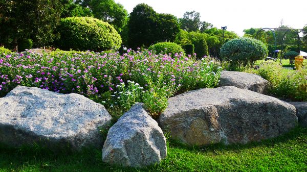 Boulder Landscaping in Claremore