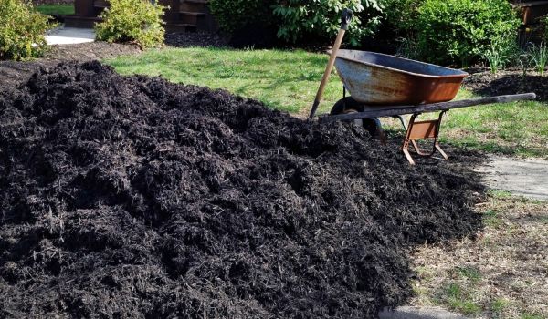 Black Mulch Installation in Claremore