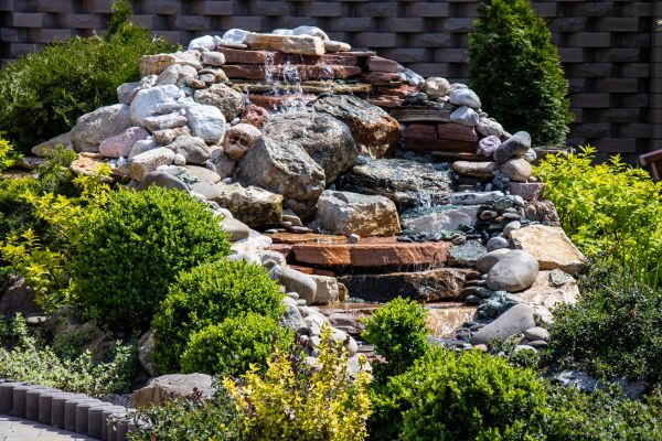River Rock Landscaping in Claremore