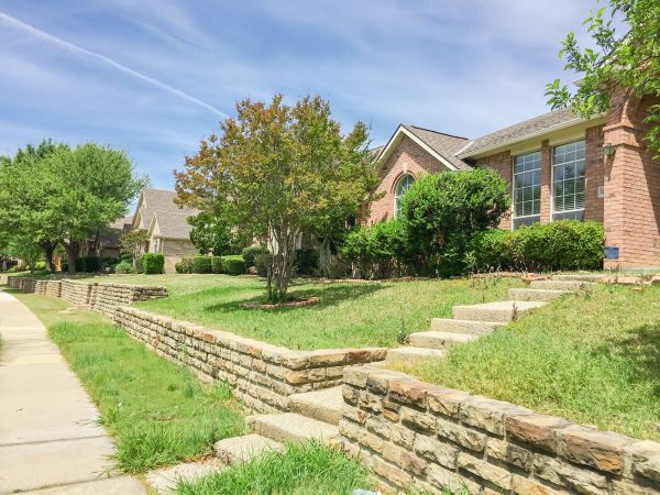 Sloped Yard Landscaping in Claremore