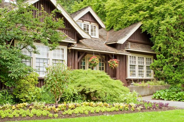 Log Home Landscaping in Claremore